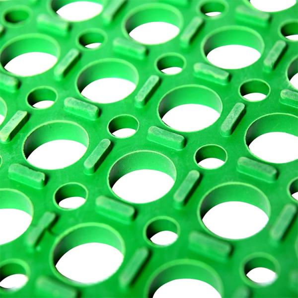 Rubber Floor Mat With Holes, 24''X 36'' Anti-Fatigue/Non-Slip Drainage Mat, For Industrial Kitchen Restaurant