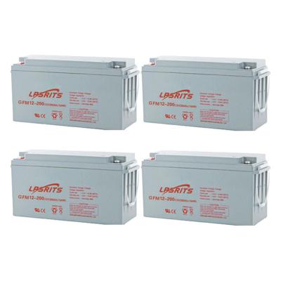 Bateria selada coloidal acidificada ao chumbo GFM12-50 da bateria 12V 50Ah de LIRUISI UPS