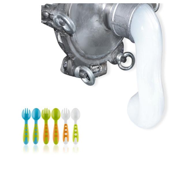 Silicone do produto comestível RH6250 de 60% para a fatura de alimentação do molde da sução da criança dos utensílios de mesa