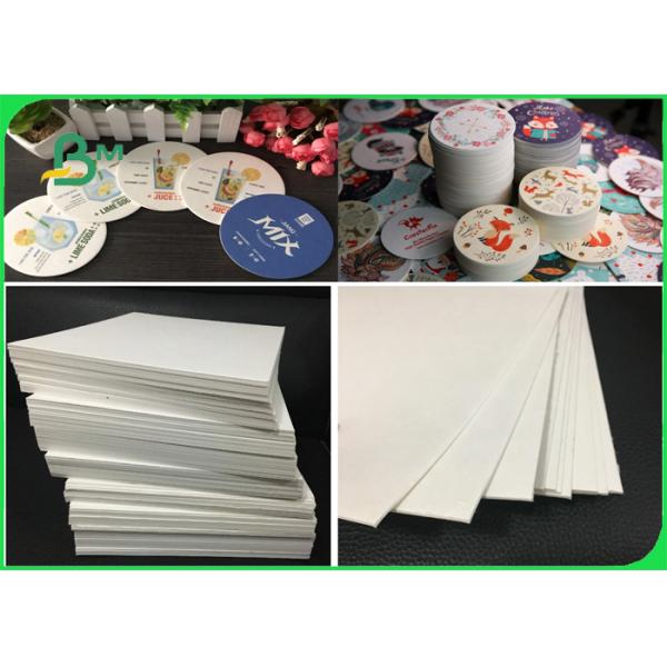 1.5m m del papel absorbente de papel de los prácticos de costa absorbentes de la bebida del blanco