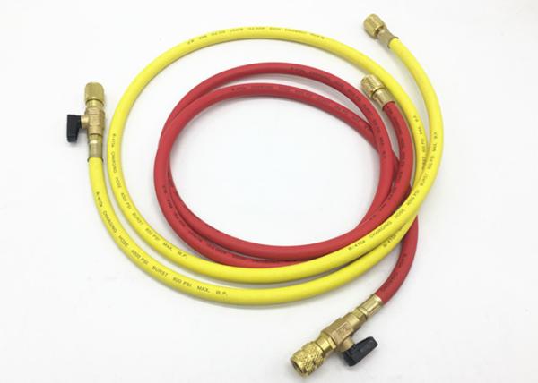 Mangueiras do líquido refrigerante de Freon do serviço do condicionamento de ar com as válvulas de bola para R410A