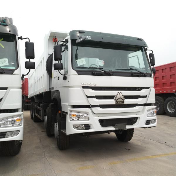 12 Wheeler 8x4 371hp Heavy Duty Dump Truck With HW19710 Transmission