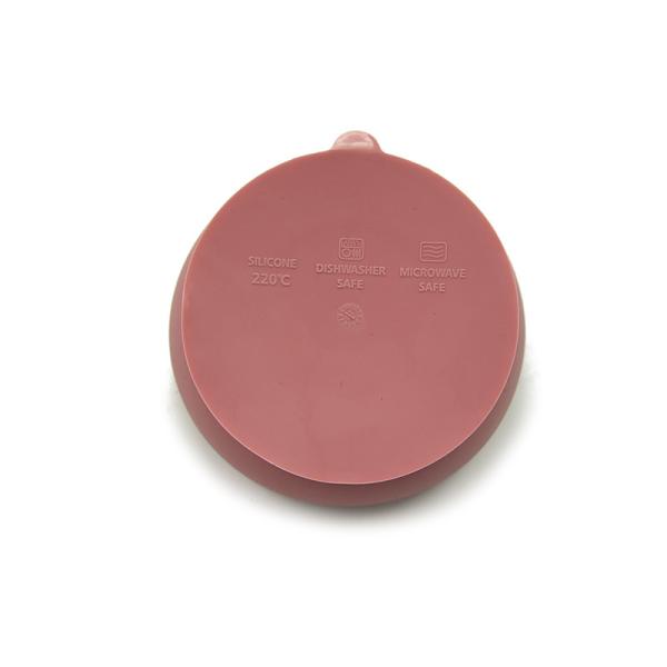 Soft 12*8.5cm Baby Silicone Suction Bowl Eco Friendly Tableware