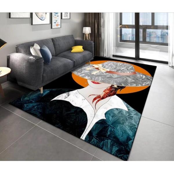 North European Living Room Floor Carpet Light Luxury Bedroom Carpet Sofa