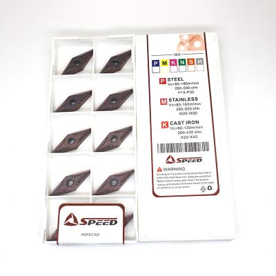Cortador de gerencio externo do carboneto da inserção VNMG 160404/08 do torno para de aço inoxidável