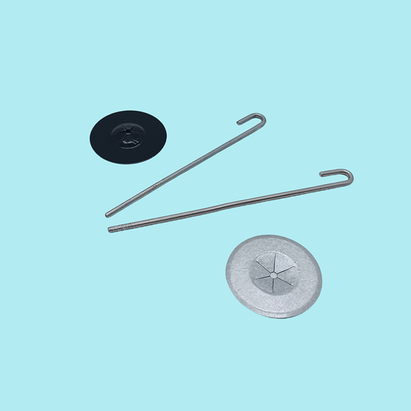 Aluminum Solar Panel Exclusion Clips with Self Locking Washer and J Hook 4.7inch Black for Pest Control