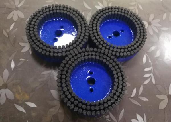 Composite Disc Silicon Carbide Brush / Abrasive Filament Brushes High Density