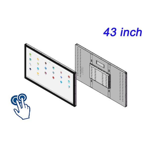 49 inch ZXTLCD Embedded Industrial Control Host PLC Configuration Workshop Panel Mount Touch Monitor