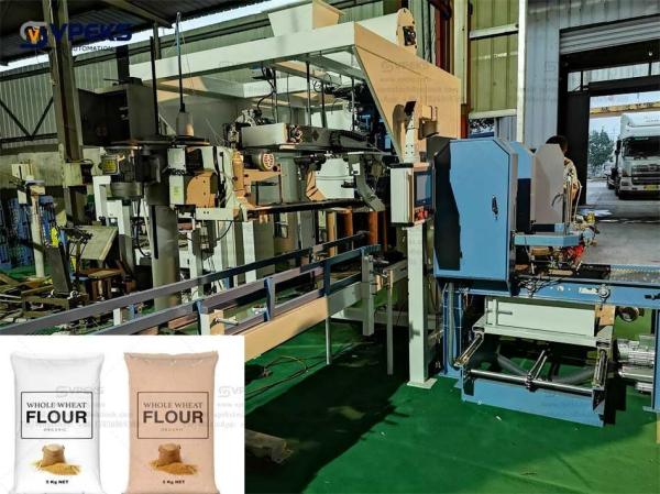 Automatic Soil Bagging Machine With 800kg Weighing Capacity Granule Packaging Machine