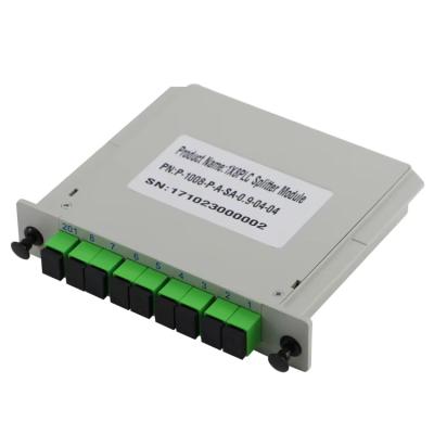 Card Type Fiber Optic Plc Splitter 1*2 1*4 1*8 1*16 1*32 Insertion Type PLC Splitter