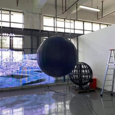 3D affichage mené d'intérieur de la sphère P3 du planétarium 1.5m