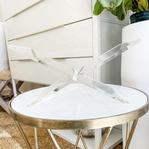 Custom Acrylic Open Book Display Stand For Portable Assembly Bookstand