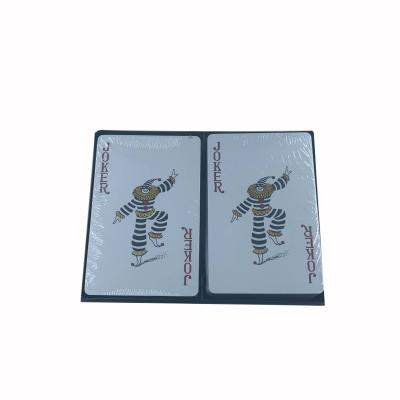 De Logo Printed do PVC cartões 100% de jogo feitos sob encomenda duas plataformas com caixa plástica