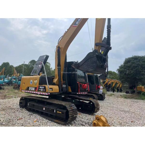 Used Crawler Hydraulic Excavator Sany 135 China Brand EPA Certification Construction Machine