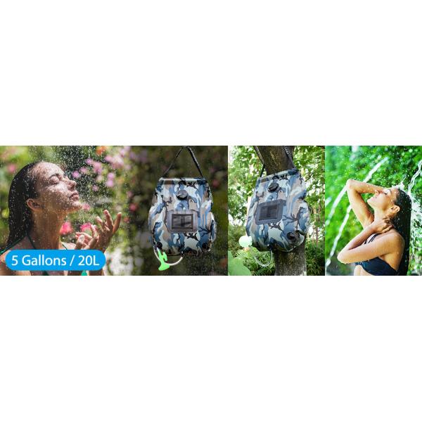 GEERTOP 20L Shower Bag Outdoor Camping Accessories