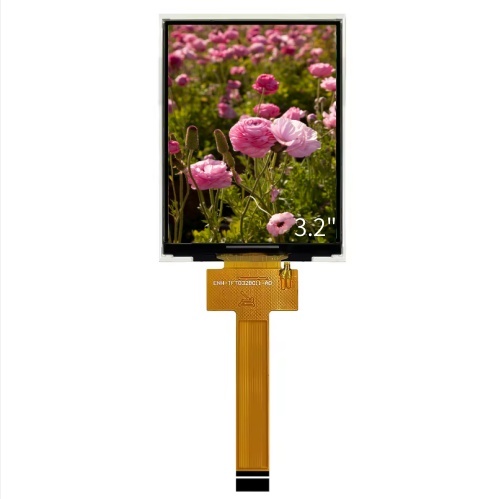 High Brightness TFT LCD Display 240x320 Resolution Industrial Display Module 3.2 Inch
