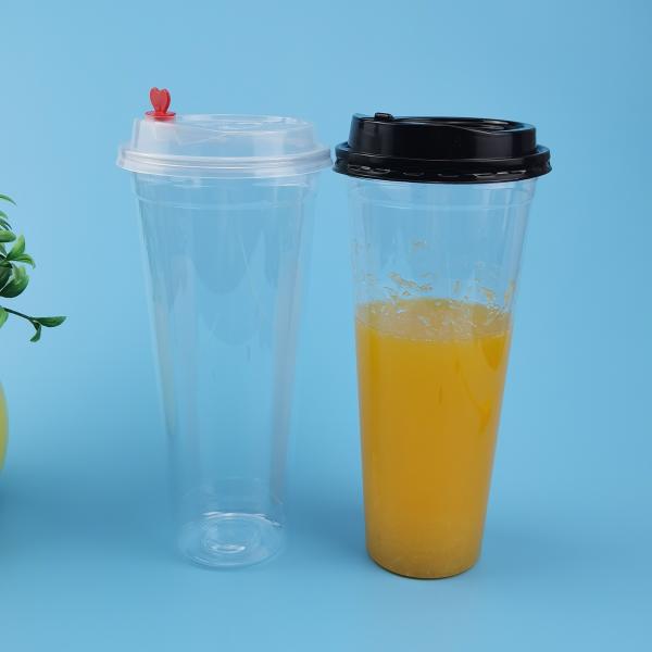Molding Label 550ml To 700ml CIQ Straw Hole PP Plastic Cup
