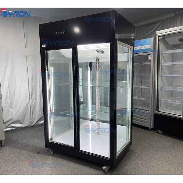 Four Doors Flower Shop Refrigerator Upright Commercial Flower Cooler
