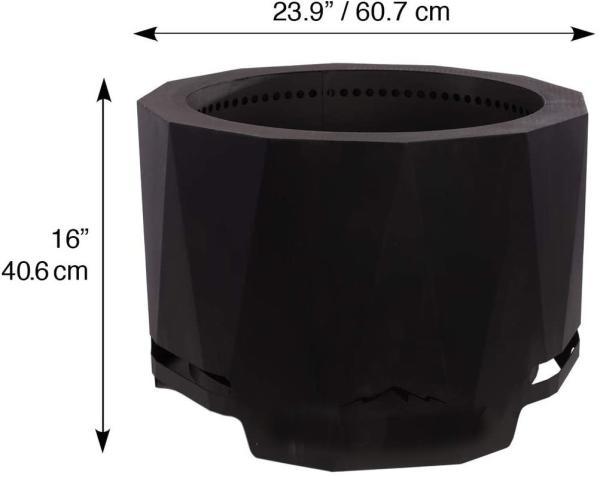 Stainless Steel Stove Regular Portable Smokeless Fire Pit With Grill