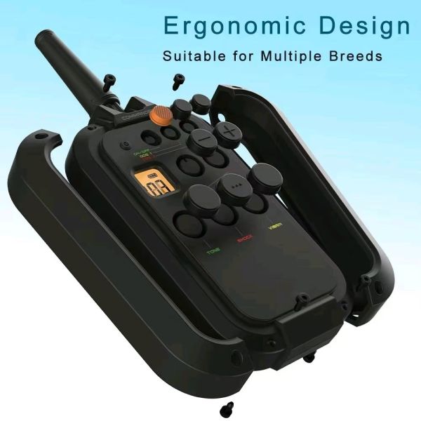 Professional Multifunctional Waterproof IPX7 Nylon Fashion Dog Training Equipment 900 Meters Remote Control Rechargeable Barking