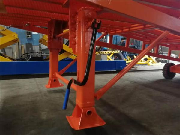 Hydraulic Forklift Dock Ramp Adjust Lifting Height 300mm / 400mm Lip Length