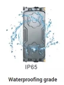 La prenda impermeable al aire libre de aluminio del gabinete HD llevó la pantalla P6 P8 P10 de la publicidad