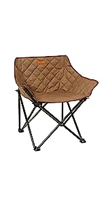 Folding Chairs Heavy Duty Support 350 lbs Moon Chair with Carry Bag Portable Folding Camping Chair with Carry Bag