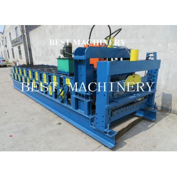 Automatic Corrugated Roof Panel Roll Forming Machine PLC Control System