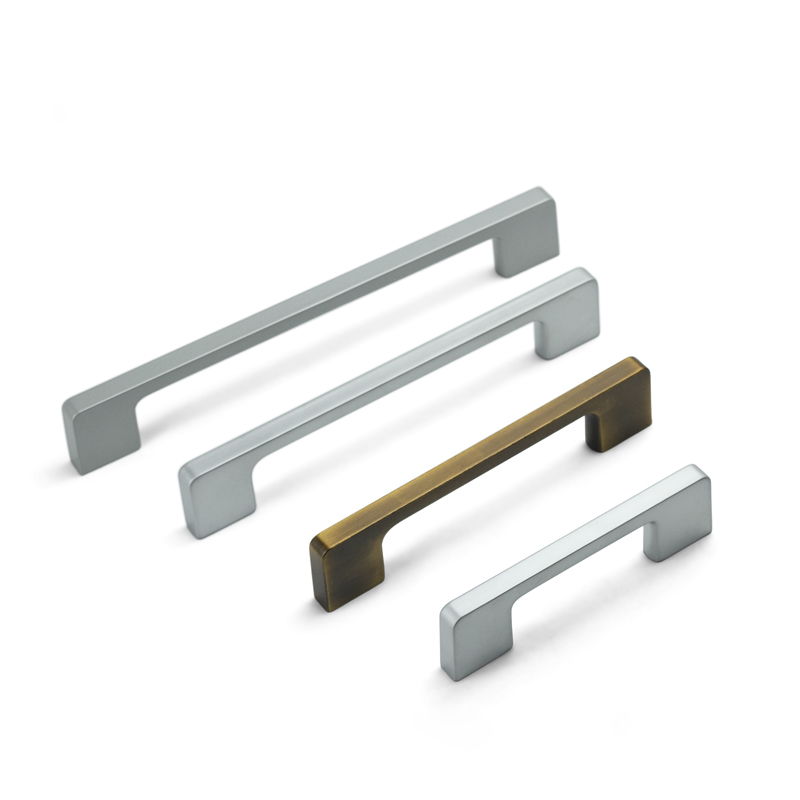 Modern Kitchen Silver Drawer Handles Zinc Knobs for Furniture Cabinet c Handles