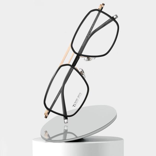 Ясные стекла титана ацетата объектива, Unisex стекла рамки металла