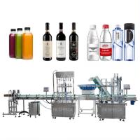 Máquina automática de enchimento de garrafas para linha de produção de água mineral de alta precisão