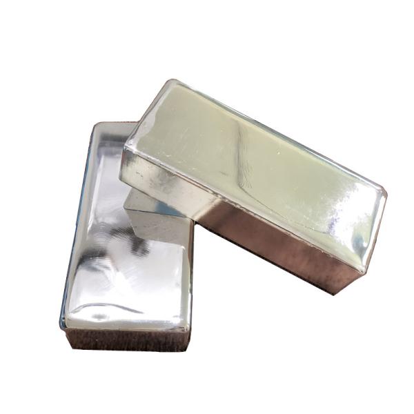 Supply Pure Rare Metal Alloys Pure 99.99% Silver Ingot Ag Metal Bar Rod Price Per Kg