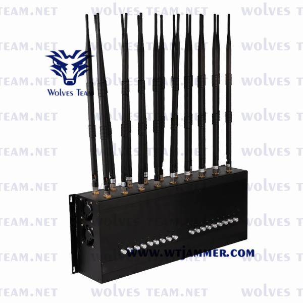18 Jammer GPS WIFI 5.8G 3G 4G 5G сигнала рабочего стола 50m диапазонов крытый