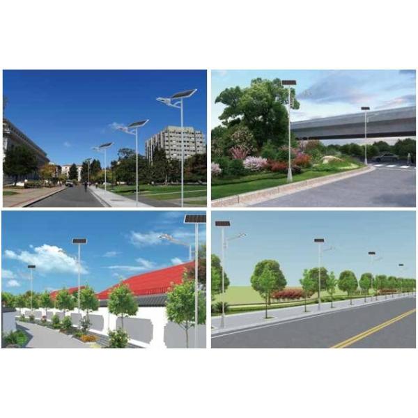 Outdoor Integrated Solar Led Street Light 6m - 10m Mounting Height Bright 20/30W