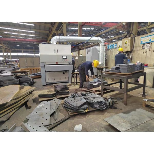 28KW Machine Power Plate Polishing Machine Removing Burr During The Cutting Process