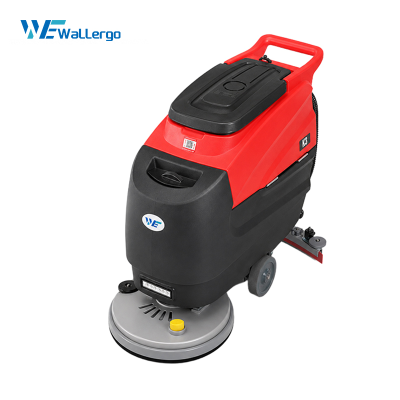 Best Sell Industrial Self-Propelled 900W High-power Floor Cleaner Machine Factory Warehouse Floor Scrubber