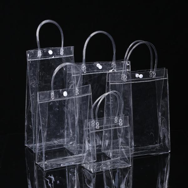 Clear and Colorful Customization Pattern Type PVC Tote Bag for Transparent Needs