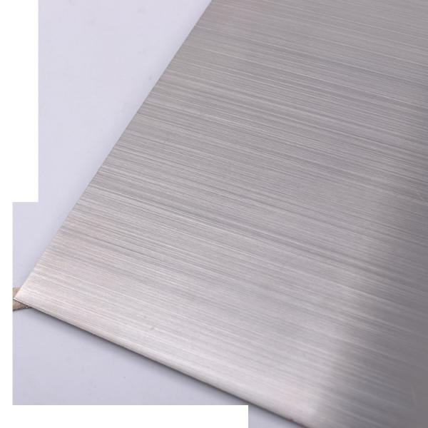 Почищенные щеткой декоративные плиты нержавеющей стали PVD покрасили лоток стены плит