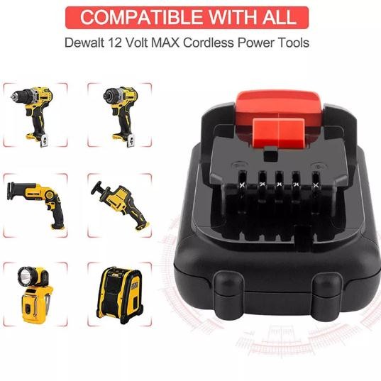 12V 2500mAh Литий-ионный аккумулятор DCB125 DCB127 DCB121 DCB100 DCB120 DEWALT Аккумулятор
