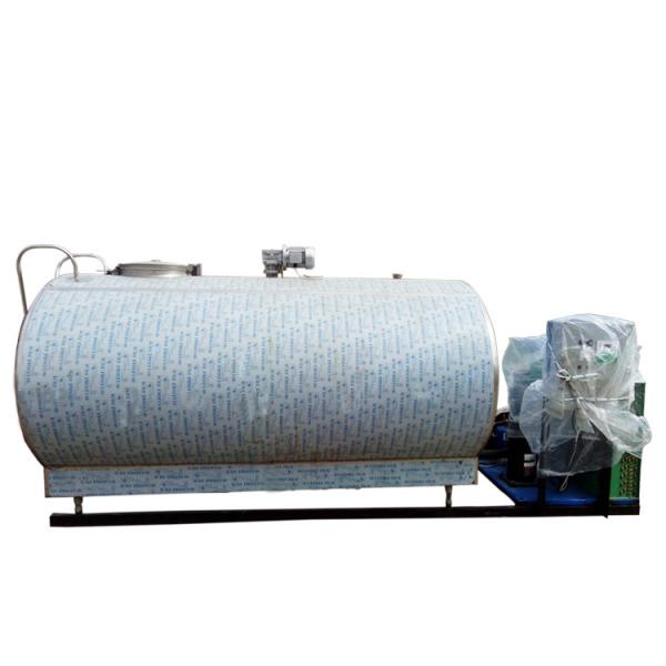 Agitator Speed 36r/Min 1000 Litre Milk Tank For Raw Milk Cooling