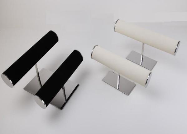 Round Rod Store Display Props Stand With Steel Base For Watch / Jewelry / Bracelet