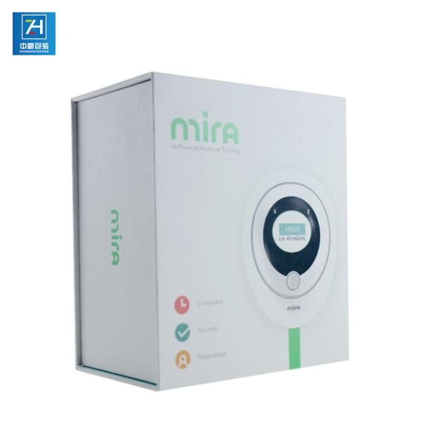 Glossy lamination Hearing Aid Packaging Magnetic Closure Gift Boxes