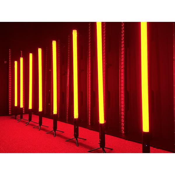 Outdoor Pixel Tube 72W Battery Operated LED Tube Light with Charging Case