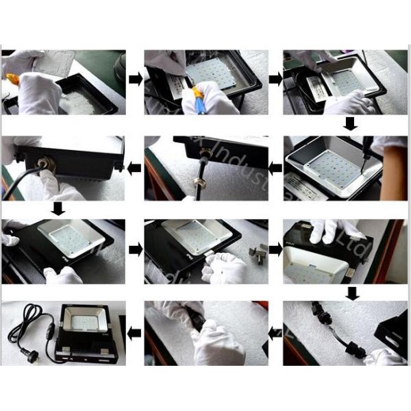 150 Watt Outdoor Slim LED Flood Light , Industrial LED Flood Light Fixtures