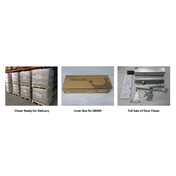 O UL comercial resistente automático do fecho da porta alistou o fogo avaliado para a porta de madeira do metal