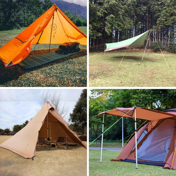 1.53kg 6061 Aluminum Lightweight Tent Pole