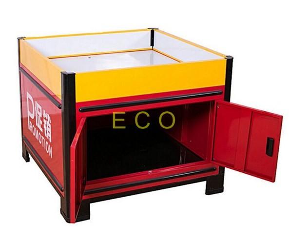 Fashion Design Metal Steel Supermarket Accessories Promotion Display Stands Table