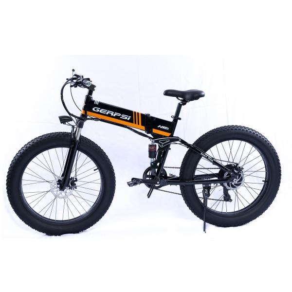 Full Suspension 26 Inch 350w Aluminium Folding Electric Bike