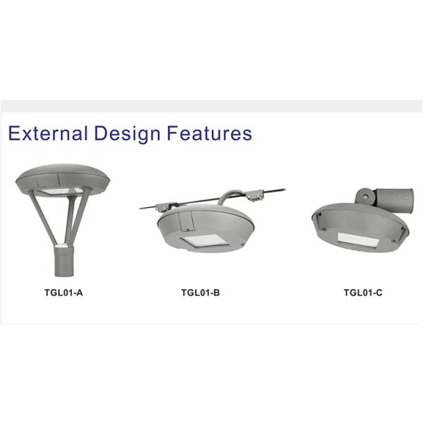 Glass Cover Light Post Top Lamp Decoration Garden Three Arm 30W 60W 80W 90W 120W