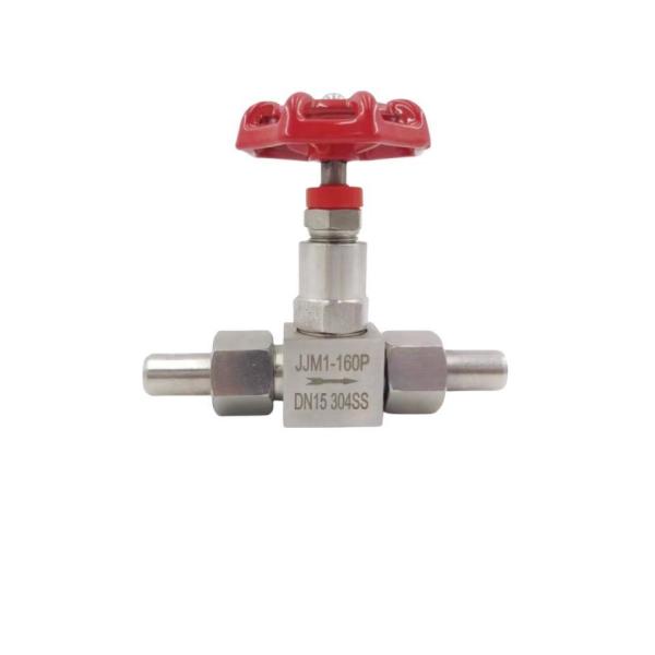 Industrial PTFE Stainless Needle Valve DN25 SS316 Straight Through Type at Affordable